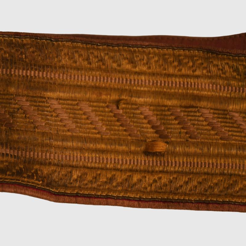 TURKISH WWI GENERAL OFFICERS PARADE BELT AND BUCKLE.