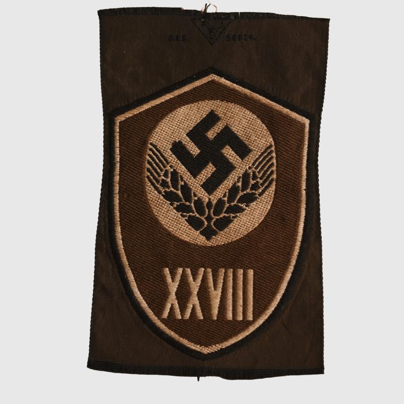 GERMAN WWII WOMEN’S LABOUR ORGANISATION PATCH.
