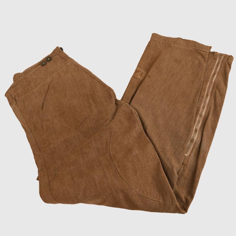GERMAN WWII SUMMER ISSUE FLIGHT SUIT TROUSERS.