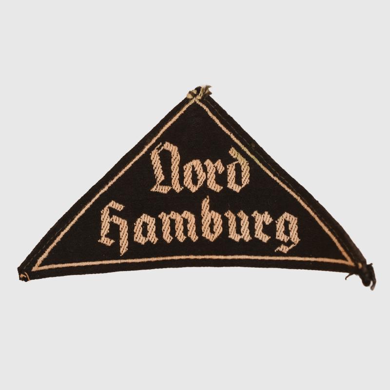 GERMAN WWII HITLER YOUTH BDM FEMALE SECTION DISTRICT TRIANGLE.