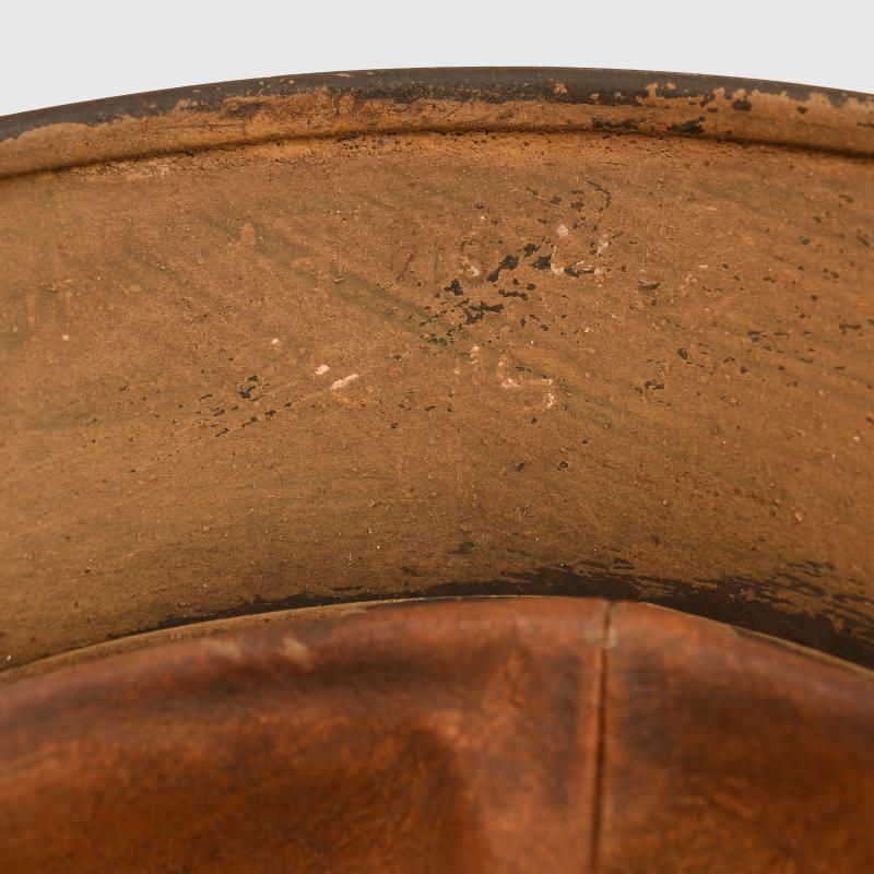 GERMAN WWII TROPICAL M.40 COMBAT HELMET.