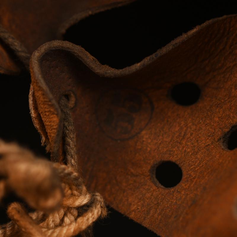 GERMAN WWII TROPICAL M.40 COMBAT HELMET.