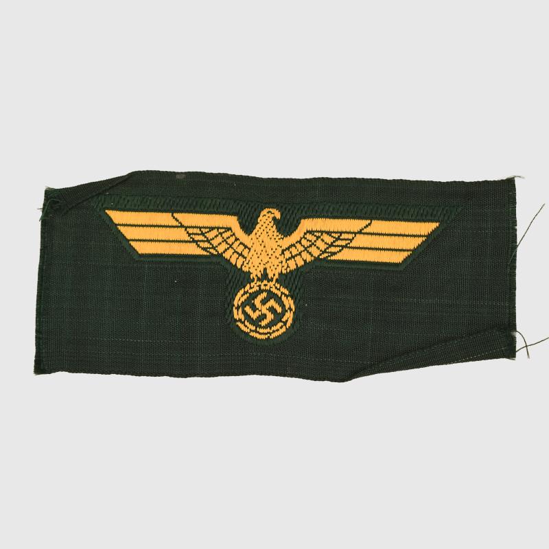 GERMAN WWII COASTAL ARTILLERY OVERSEAS CAP EAGLE.