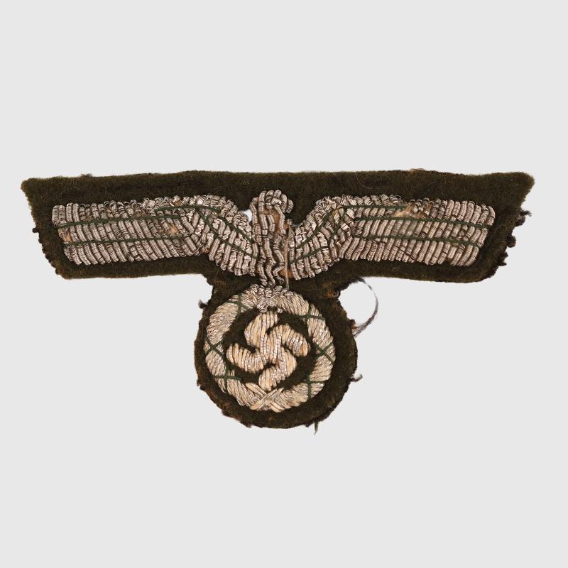 GERMAN WWII ARMY OFFICERS WIRE WOVEN EAGLE.