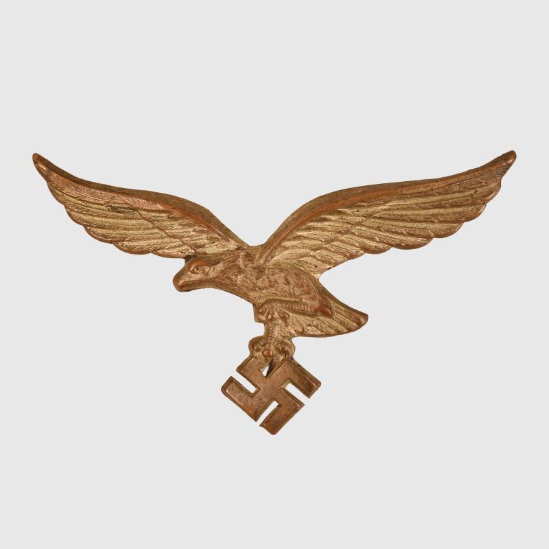 GERMAN WWII LUFTWAFFE PITH HELMET EAGLE.