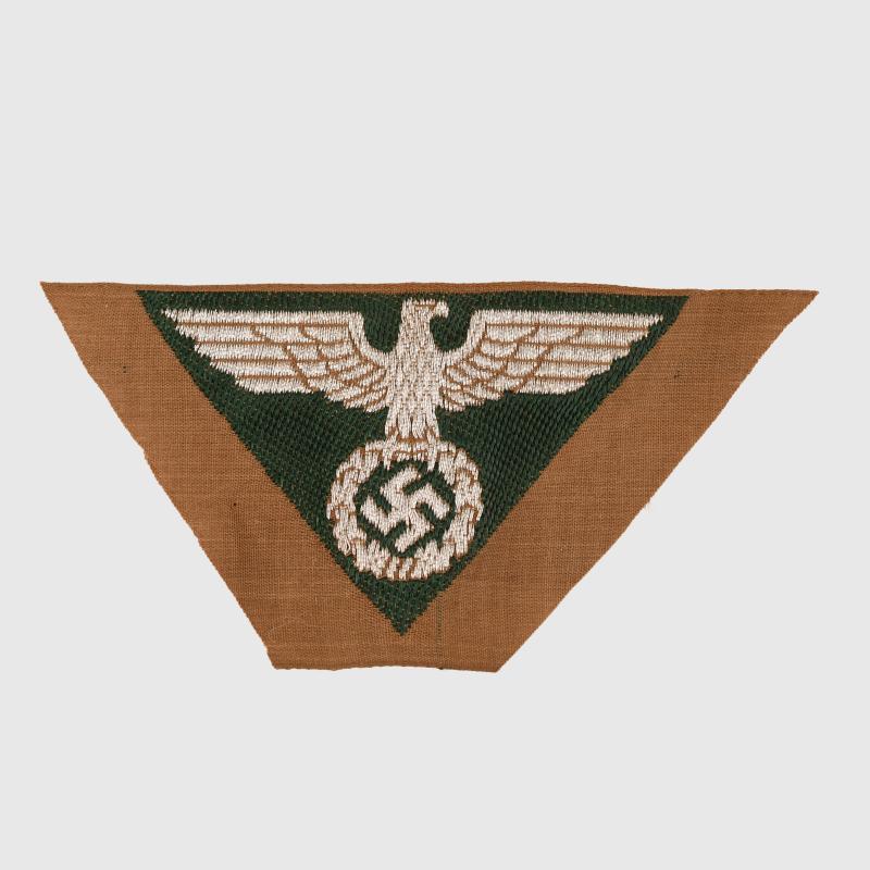 GERMAN WWII SA OVERSEAS CAP EAGLE.