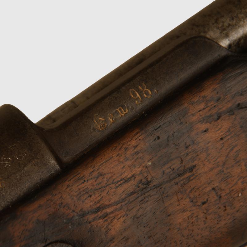 GERMAN WWI GEW98 1916 DATED RIFLE, DE-ACTIVATED.