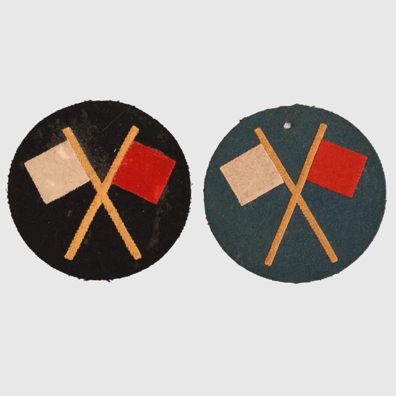 GERMAN WWI SIGNALLERS ARM PATCHES.
