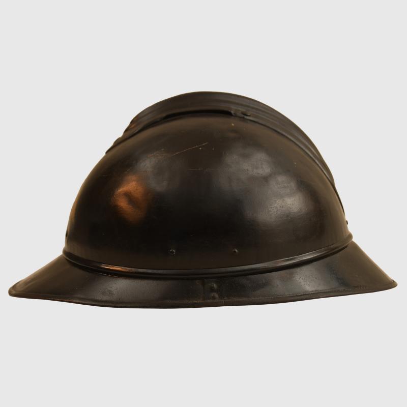 WWII FINNISH CIVIL DEFENCE ADRIAN HELMET.