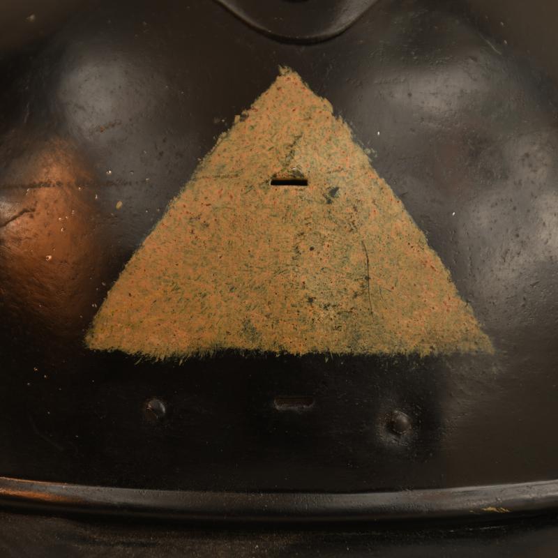 WWII FINNISH CIVIL DEFENCE ADRIAN HELMET.