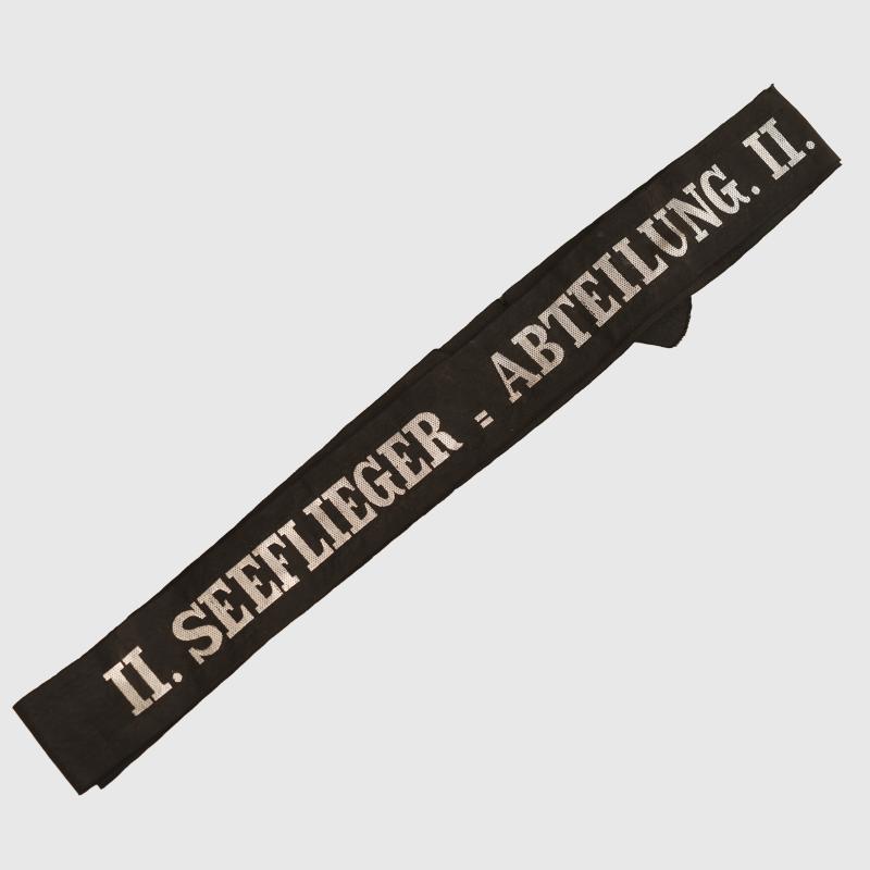 GERMAN WWI IMPERIAL GERMAN NAVAL AIR SERVICE CAP TALLY.