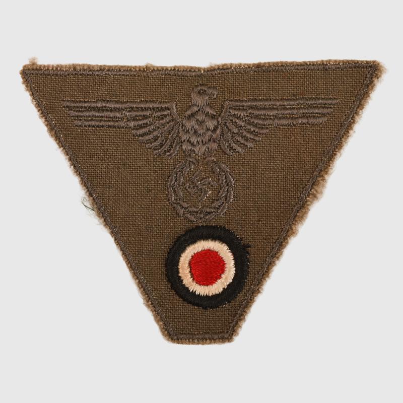 GERMAN WWII LATE WAR M.43 CAP EAGLE ON COCKADE.