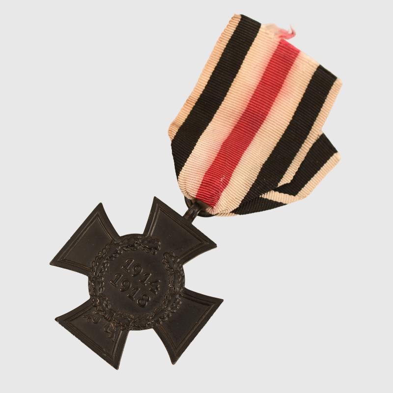 GERMAN WWI 1914-18 HONOUR CROSS WITH SWORDS FOR NEXT OF KIN.