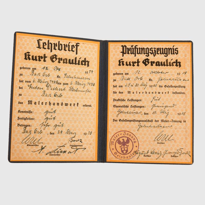 GERMAN WWII FOUR ORGANISATIONAL MEMBERSHIP CARDS.
