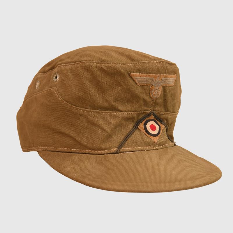 GERMAN WWII AFRIKAKORPS M40 FIELD CAP FOR PIONEERS.