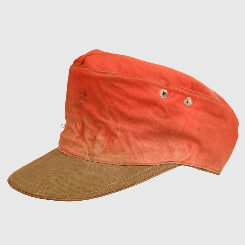 GERMAN WWII AFRIKAKORPS M40 FIELD CAP FOR PIONEERS.