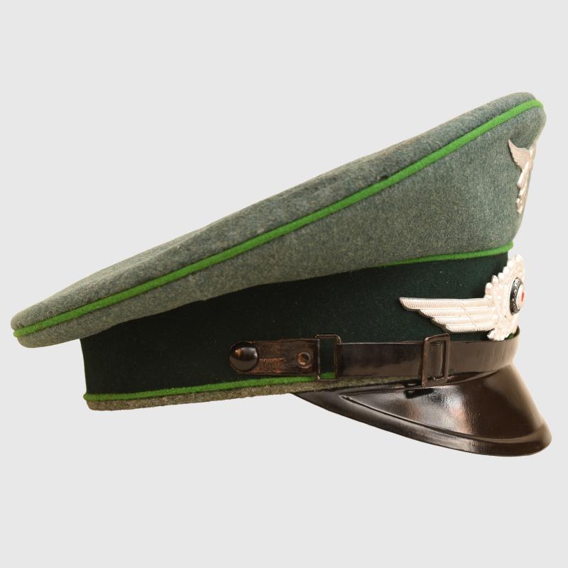 GERMAN WWII LPG GENERAL GOERING ENLISTED MANS OR NCO VISOR CAP.