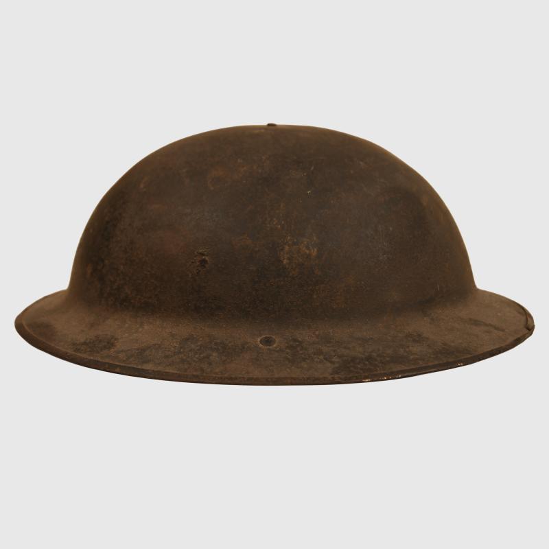 BRITISH WWI ENLISTED RANKS BRODIE HELMET.