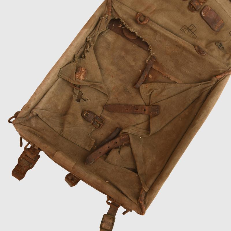 GERMAN WWI ALL CANVAS BACK PACK.