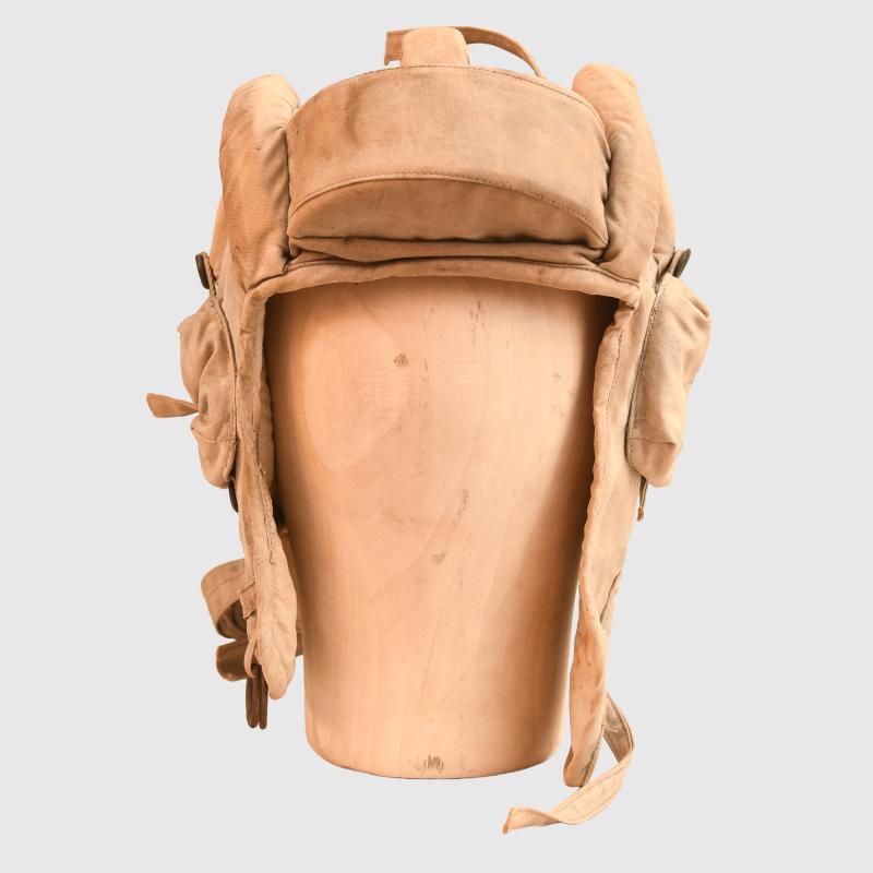 RUSSIAN WWII SUMMER WEIGHT TANKERS HELMET.