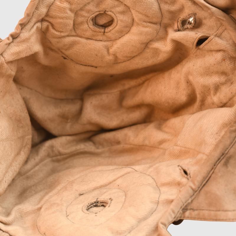 RUSSIAN WWII SUMMER WEIGHT TANKERS HELMET.