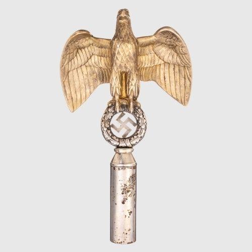 GERMAN WWII DEUTSCHLAND ERWACHE CAVALRY BANNER TOP.