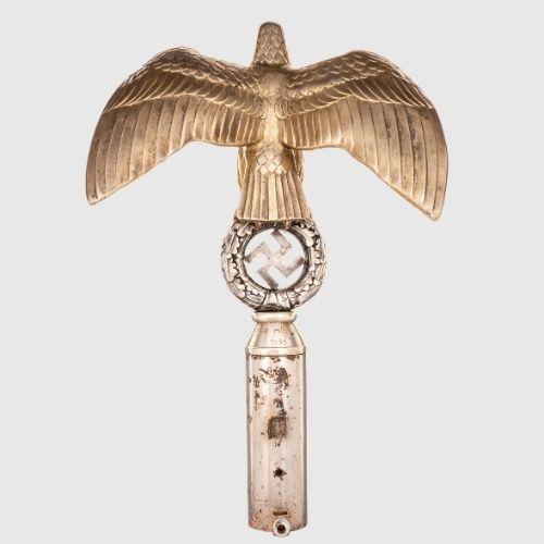 GERMAN WWII DEUTSCHLAND ERWACHE CAVALRY BANNER TOP.