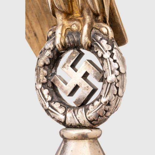 GERMAN WWII DEUTSCHLAND ERWACHE CAVALRY BANNER TOP.