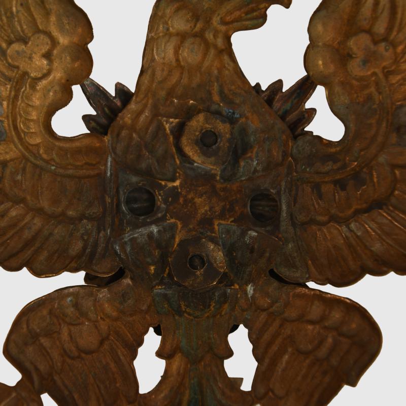 GERMAN WWI SAXON WEIMAR INFANTRY REGIMENT 94 ENLISTED RANKS HELMET PLATE.