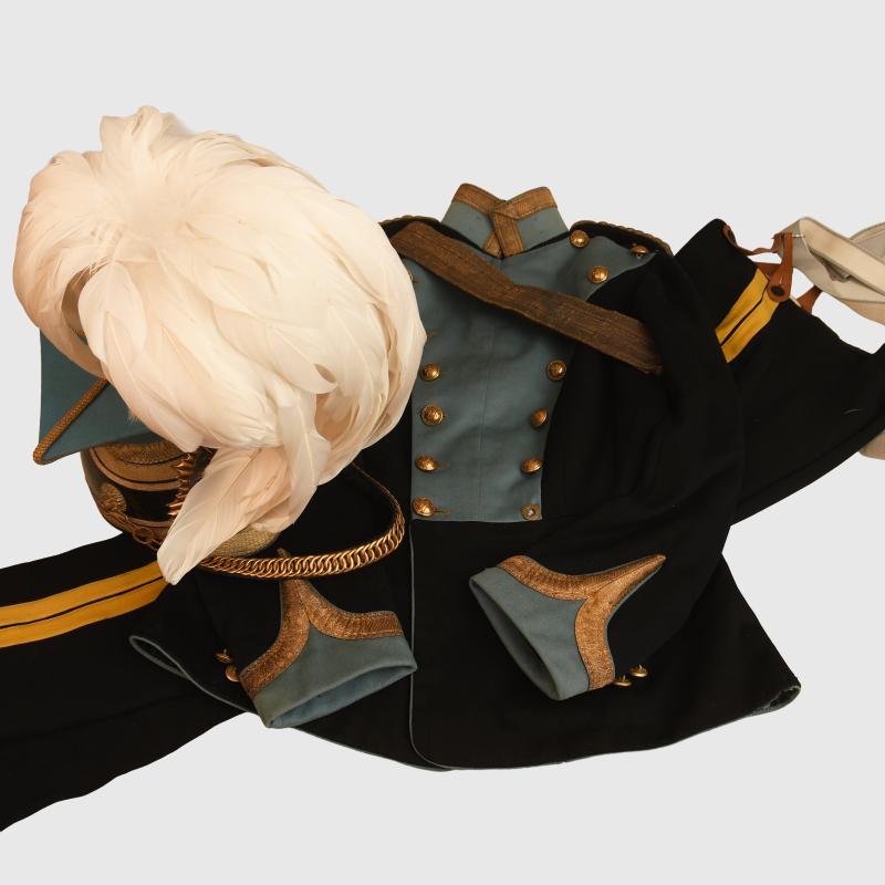 ENGLISH 21ST LANCERS VICTORIAN OFFICERS LANCE CAP.