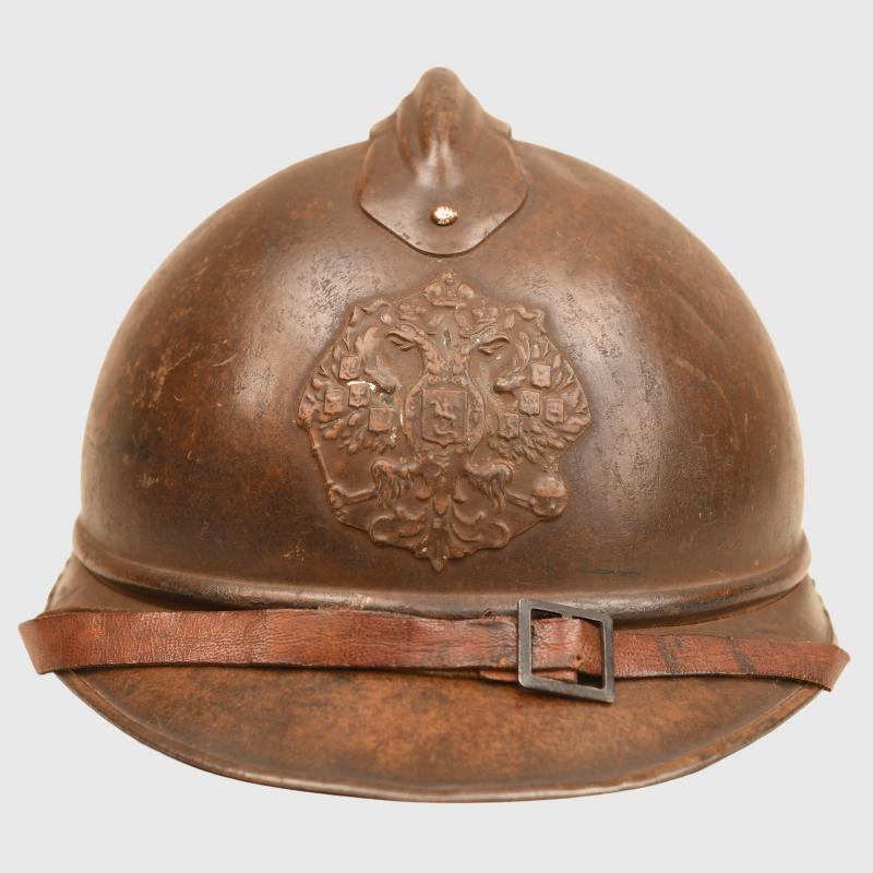 RUSSIAN WWI ADRIAN HELMET.
