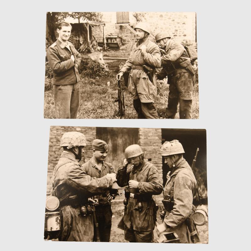 GERMAN WWII 8 PARATROOPER IMAGES FROM THE BUNDES ARCHIVE.