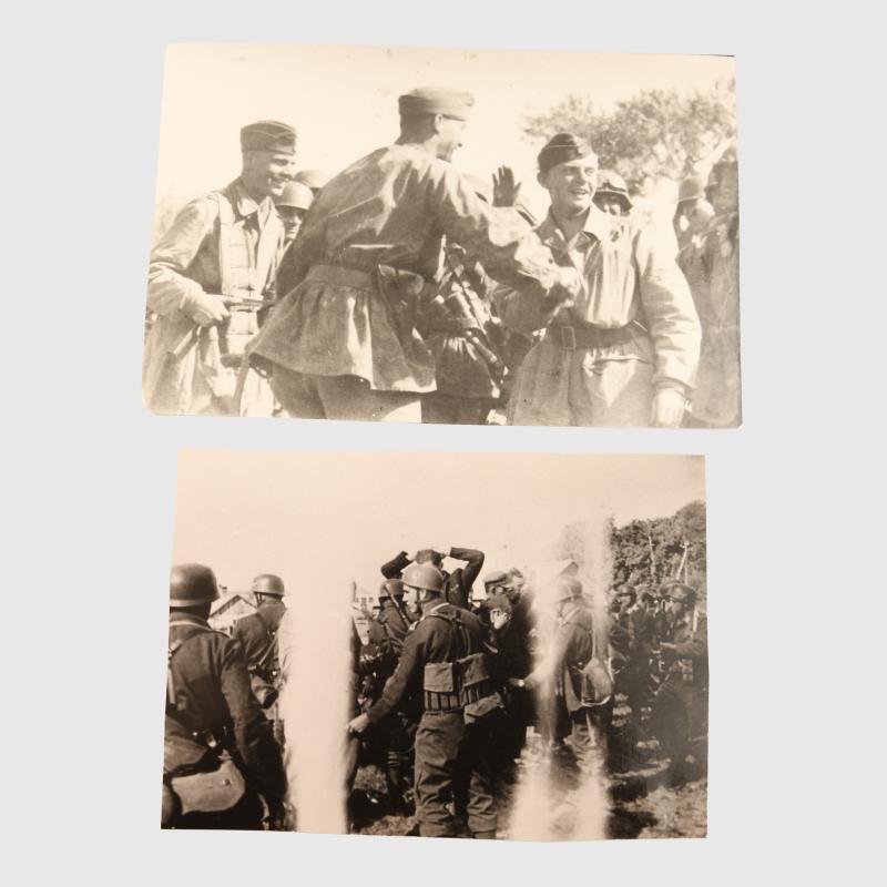 GERMAN WWII 7 PARATROOPER PHOTOGRAPHS.