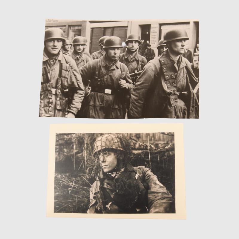 GERMAN WWII 7 PARATROOPER PHOTOGRAPHS.