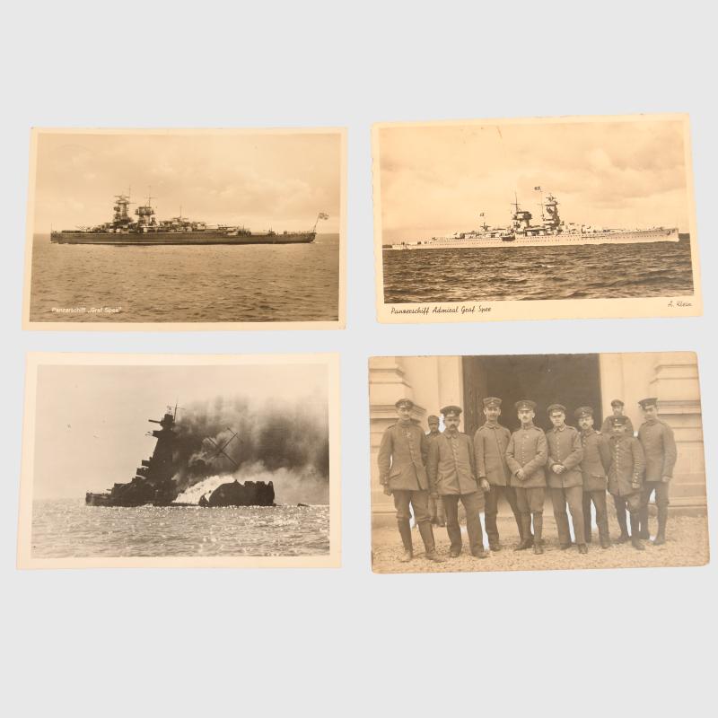 GERMAN WWII GRAF SPEE SAILORS DOCUMENTS.