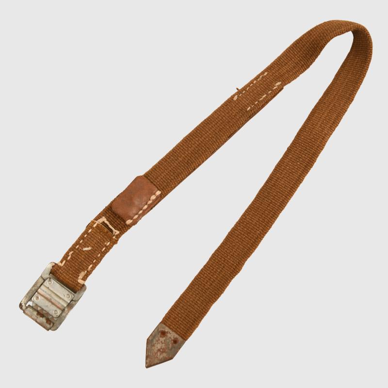 GERMAN WWII TROPICAL WATER BOTTLE STRAPS.