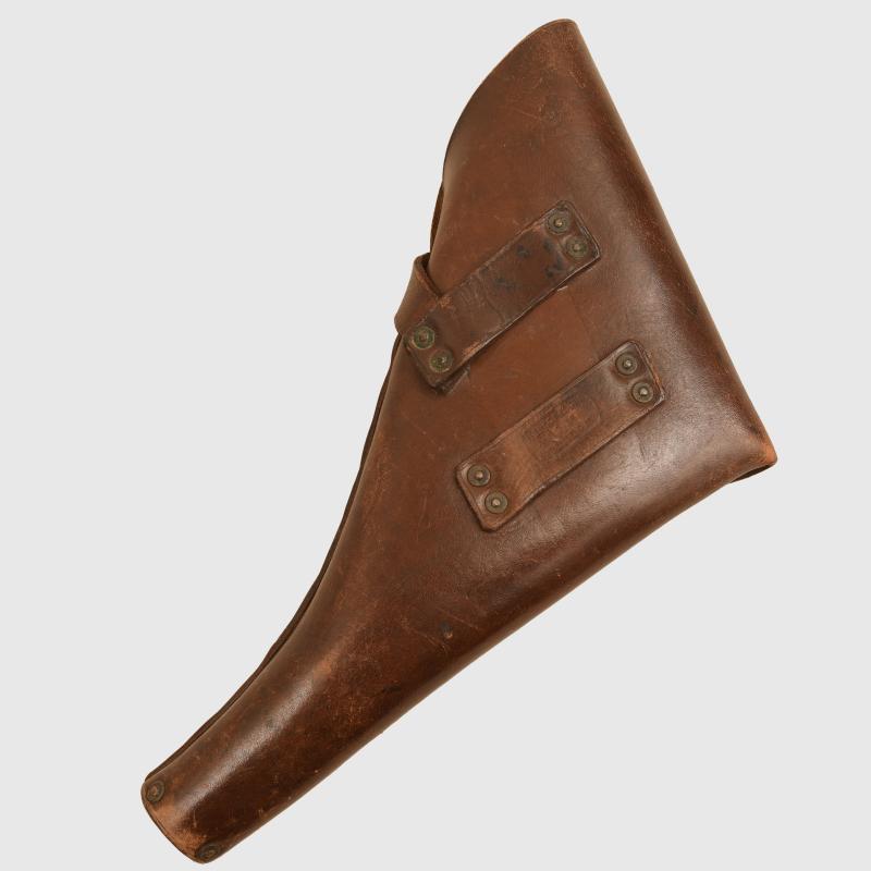 BRITISH WWI DATED NAVAL WEBLEY HOLSTER.