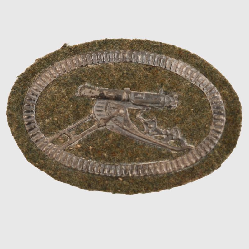 GERMAN WWI MACHINE GUNNERS QUALIFICATION BADGE.