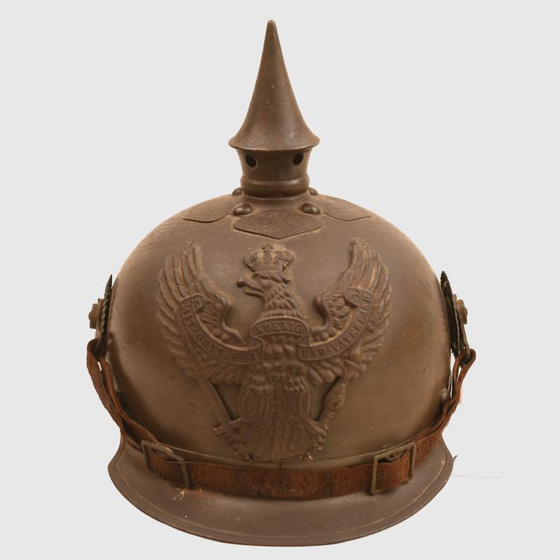 GERMAN WWI JAGER ZU PFERDE ENLISTED RANKS HELMET.