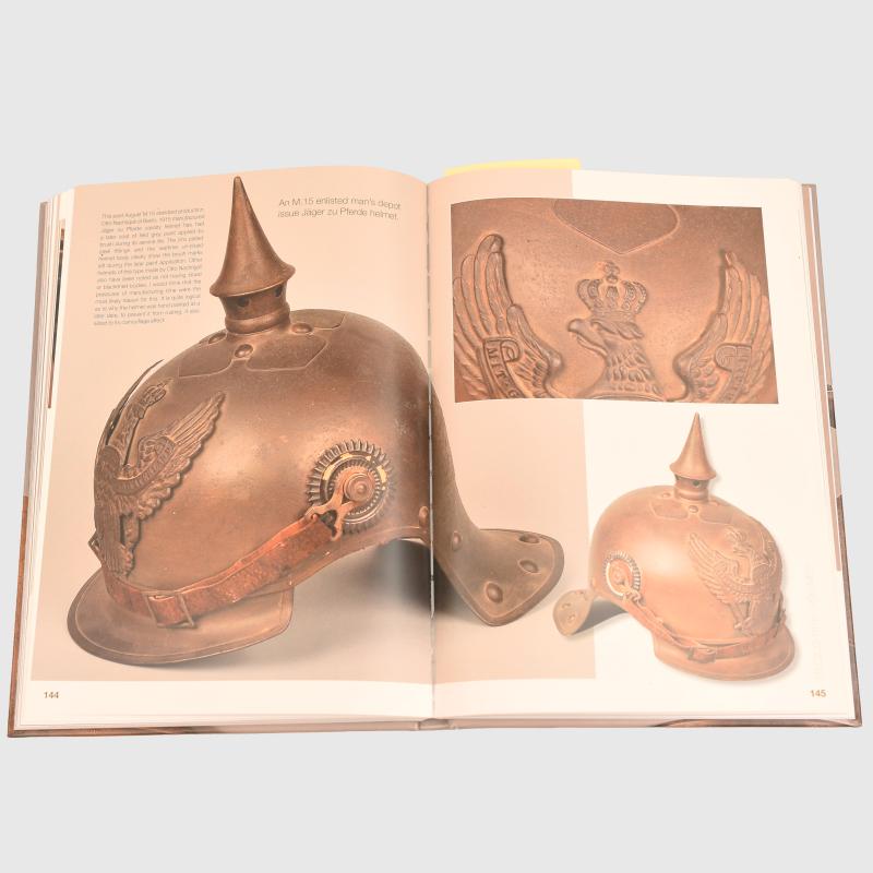 GERMAN WWI JAGER ZU PFERDE ENLISTED RANKS HELMET.