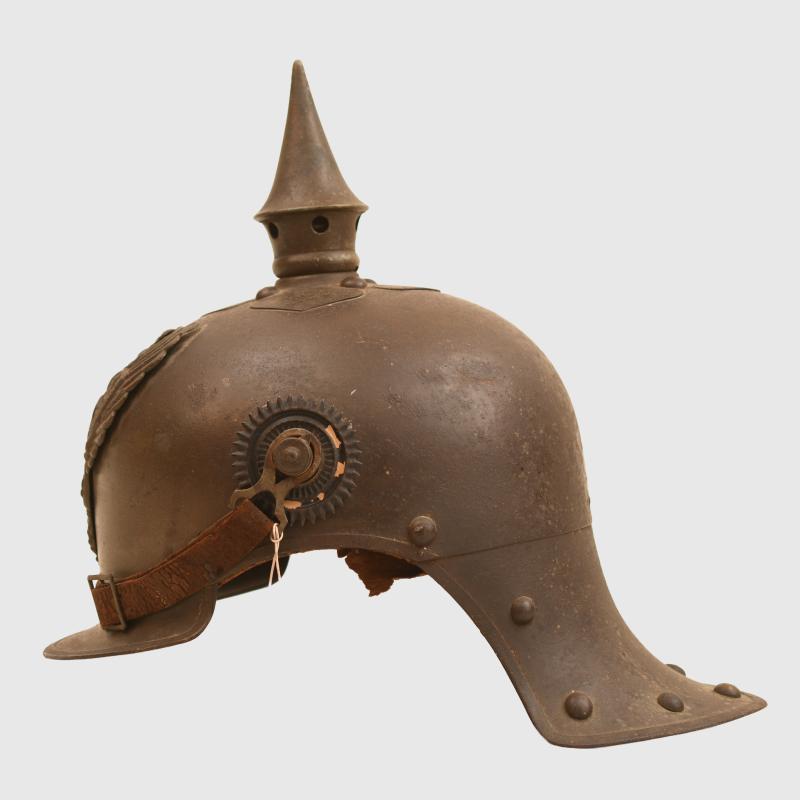 GERMAN WWI JAGER ZU PFERDE ENLISTED RANKS HELMET.