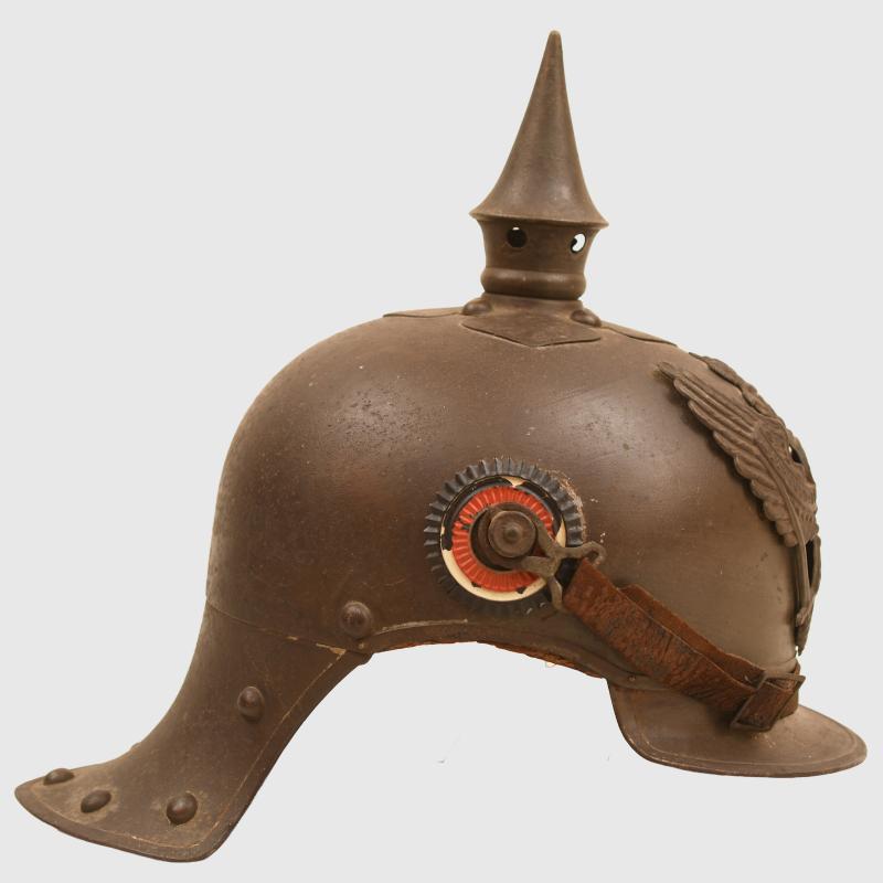 GERMAN WWI JAGER ZU PFERDE ENLISTED RANKS HELMET.