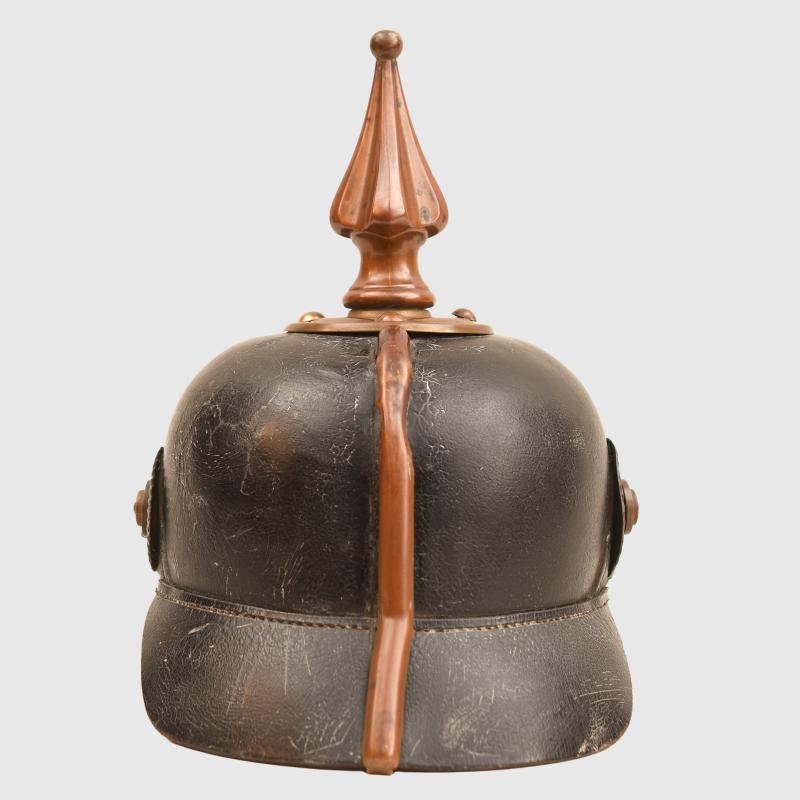 WWI IMPERIAL GERMAN MECKLENBURG SCHWERIN REGIMENT 90 ENLISTED RANKS PICKLEHAUBE.
