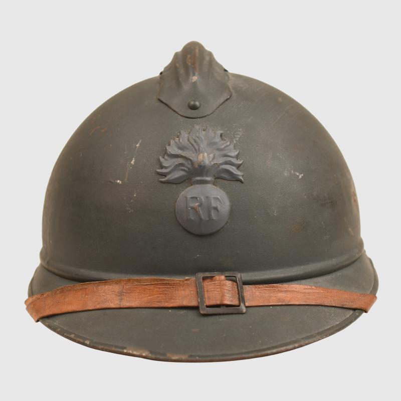 FRENCH WWI ADRIAN INFANTRY HELMET.