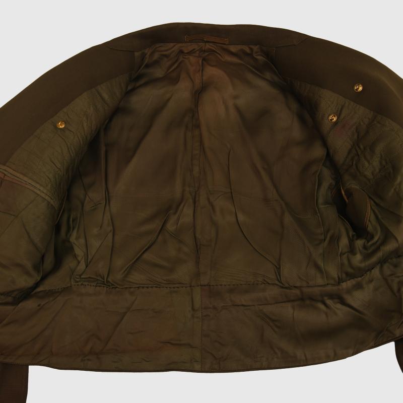 AMERICAN WWII UNITED STATES ARMY AIR FORCE MADE UPPER JACKET WITH ENGLISH MADE TROUSERS.