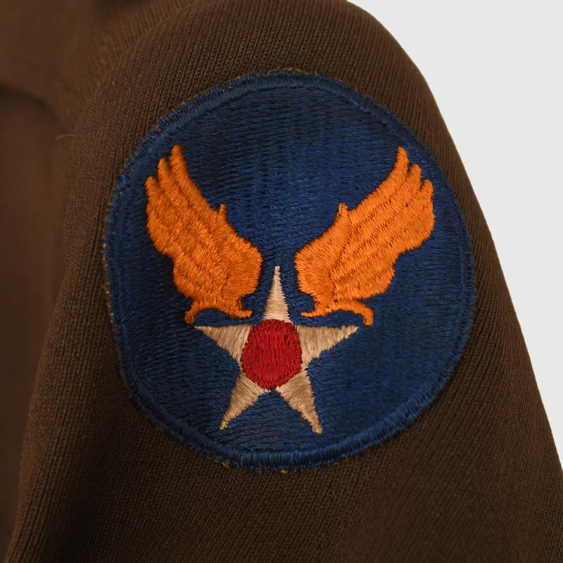 AMERICAN WWII UNITED STATES ARMY AIR FORCE MADE UPPER JACKET WITH ENGLISH MADE TROUSERS.