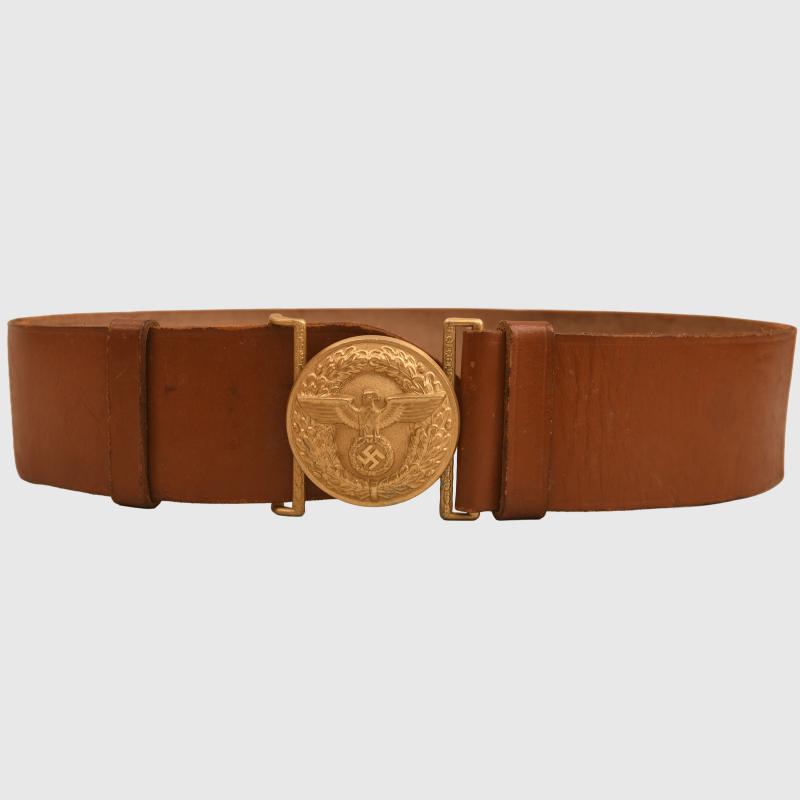 GERMAN WWII NSDAP POLITICAL LEADERS LEATHER SERVICE BELT.