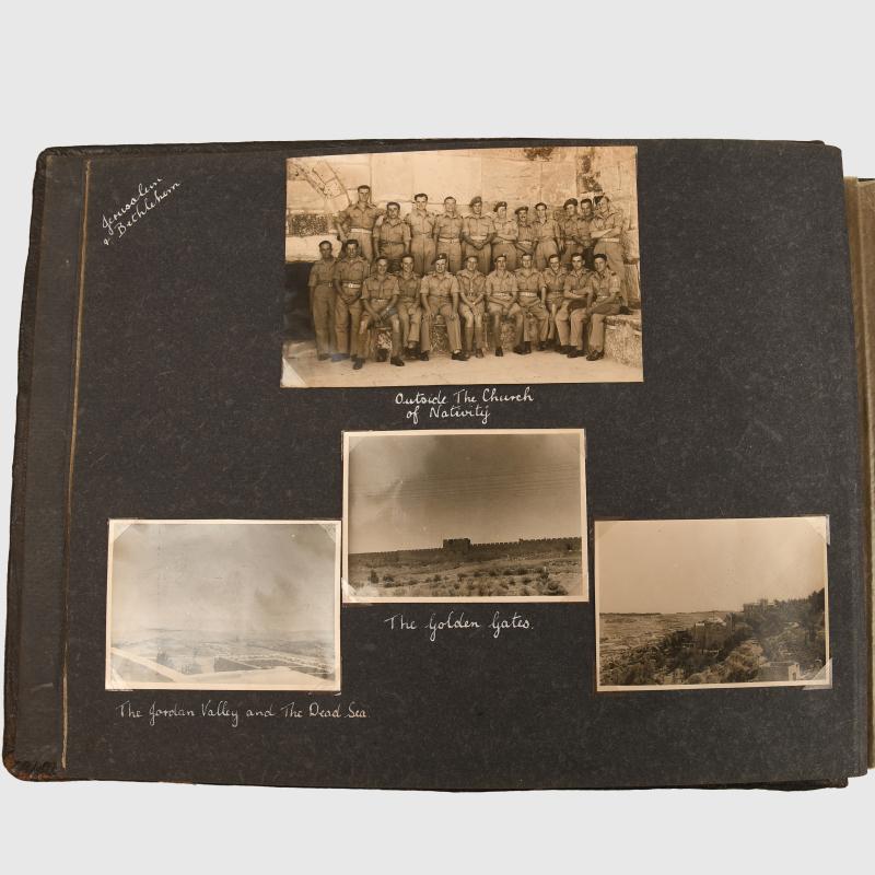 BRITISH WWII EL ALAMEIN AND MIDDLE EAST PHOTOGRAPH ALBUMS.