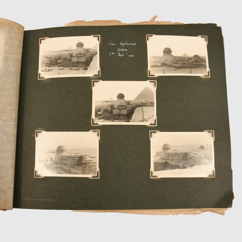 BRITISH WWII EL ALAMEIN AND MIDDLE EAST PHOTOGRAPH ALBUMS.