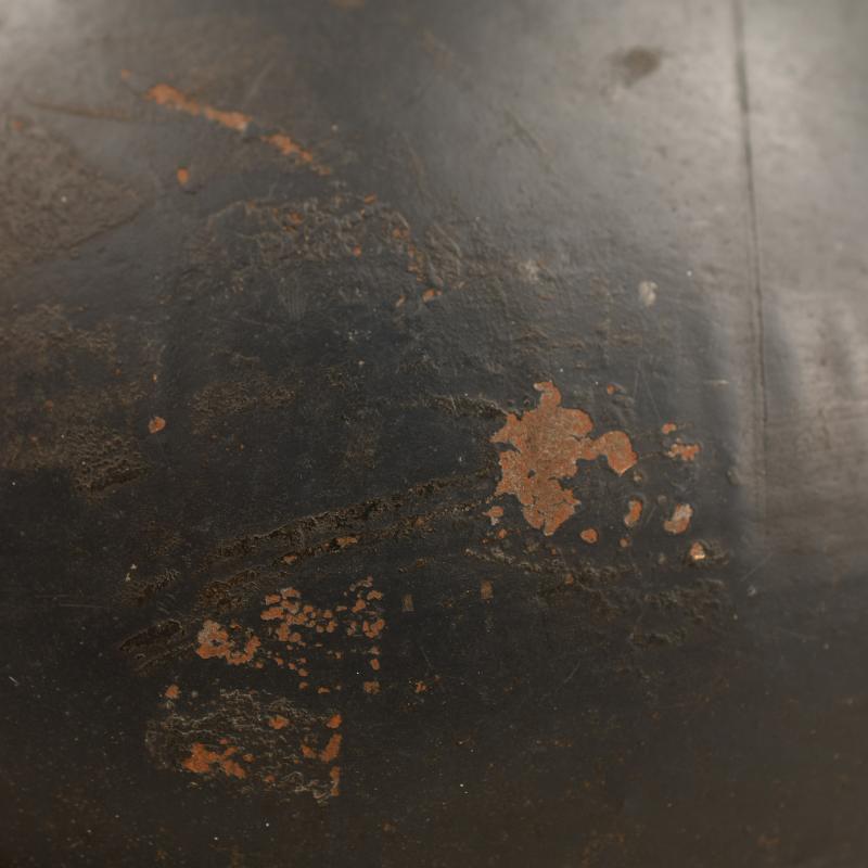 FRENCH CHASSEUR HELMET WITH VETERANS PLATE.